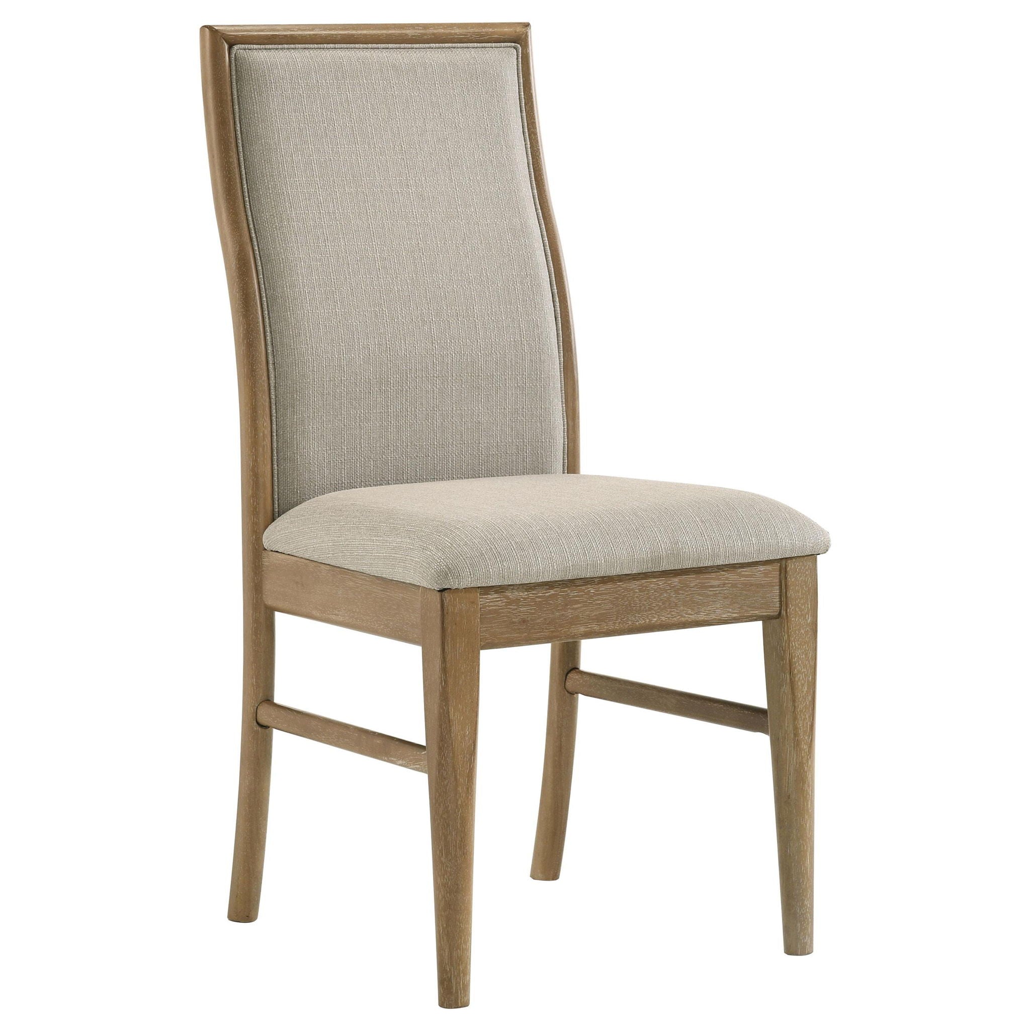 Adina Upholstered Dining Side Chair Barley (Set of 2) - Atlantic Fine Furniture Melbourne FL