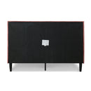 Aspen - Vertical Tufted Modern Headboard Platform Bed Set