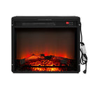 Fireplace TV Stand For Tvs Up To 65", Entertainment Center With 23" Electric Fireplace, Farmhouse TV Stand Industrial Media Console With Sliding Barn Door For Living Room - Dark Gray