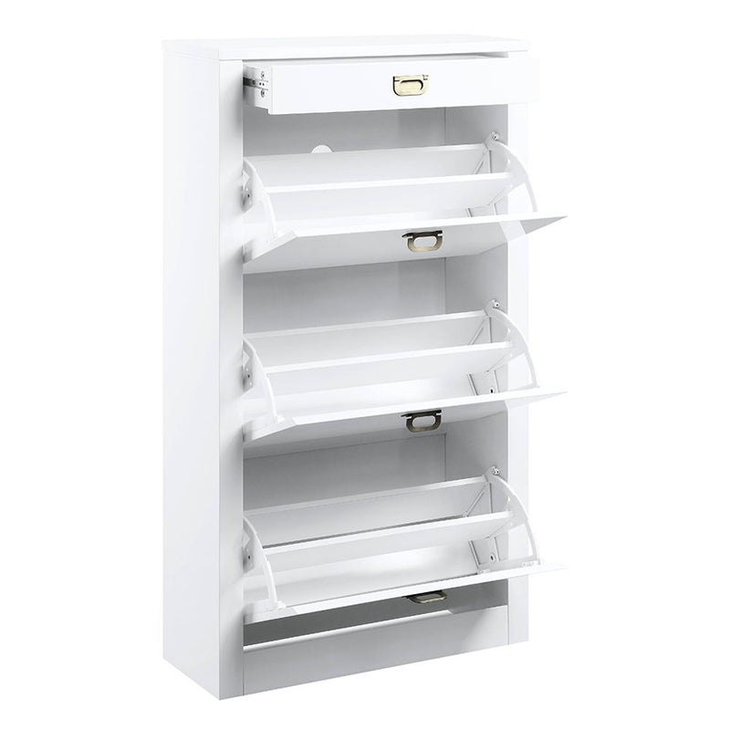 Pagan - Shoe Cabinet - White High Gloss