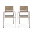Dreamlan - Outdoor Aluminum Dining Chair (Set of 2)