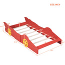 Race Car Shaped Platform Bed & Wheels