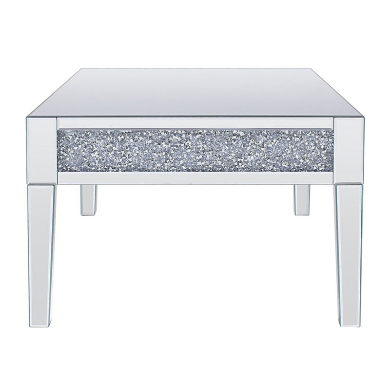 Noralie - Coffee Table - Mirrored & Faux Diamonds
