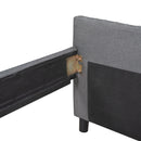 Upholstered Daybed With Two Drawers, Wood Slat Support