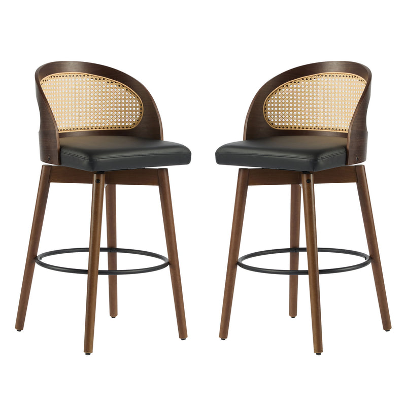 Como - Indoor Wood Barstool (Sey of 2)