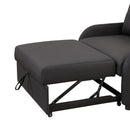 Versatile Pull Out Sofa Sleeper 3 In 1 With Wing Table & USB Charge, Compact Design