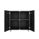 Office Furniture Copier Cabinet 2 Door Steel Copier Stand Mobile Pedestal File Printer Stand