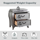 Leonora - Nightstand - Vintage Platinum - Atlantic Fine Furniture Inc