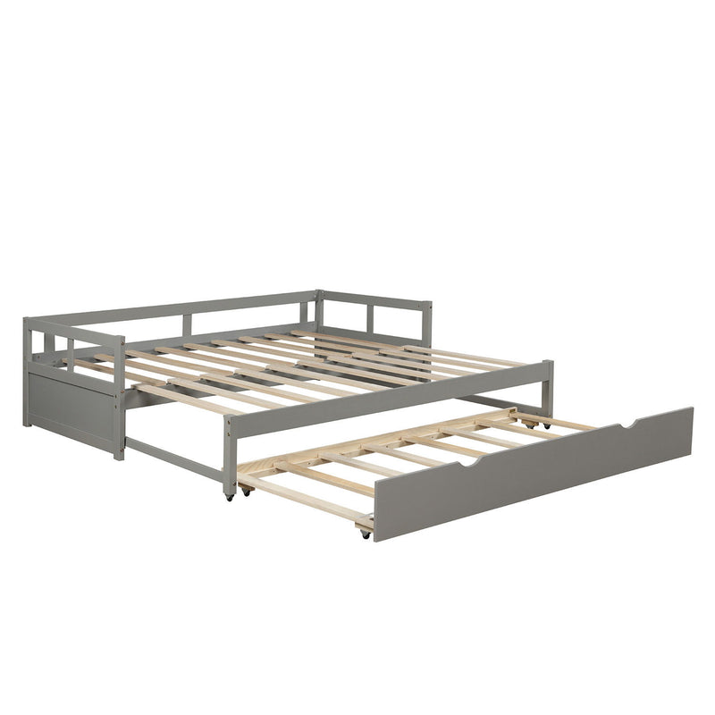 Extending Daybed With Trundle, Wooden Daybed With Trundle