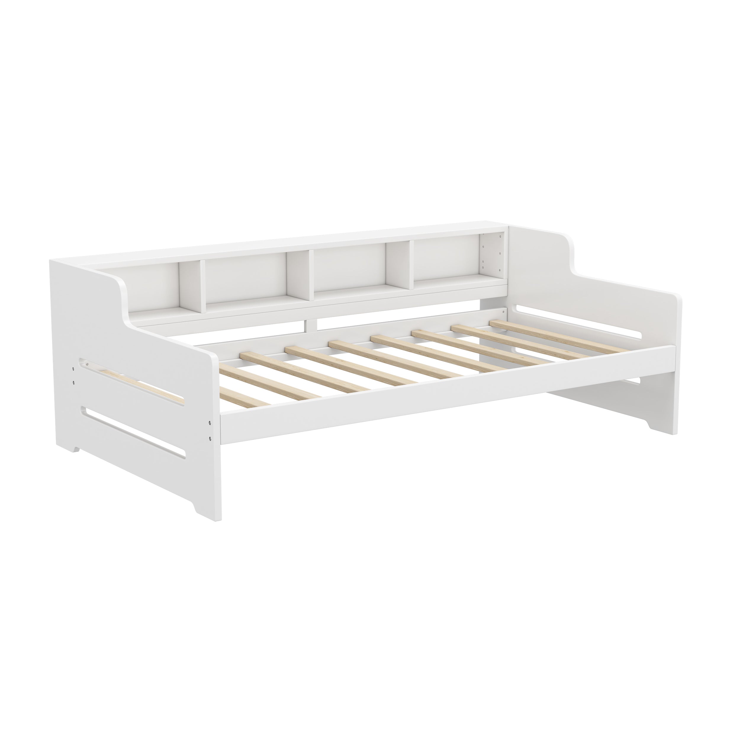 Twin Size Wooden Day Bed with 3 Trawers for Guest Room, Small Bedroom, Study Room, White - Atlantic Fine Furniture Melbourne FL