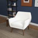 Panom - Lounge Chair - Brown / White