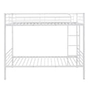 Twin Over Twin Metal Bunk Bed (White)( old sku: MF189201KAA )