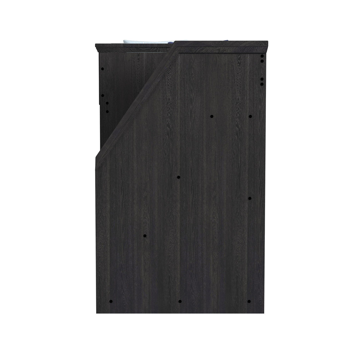 Hampton Kids Bunk With Staircase And Trundle in Black by Elements International, view 29