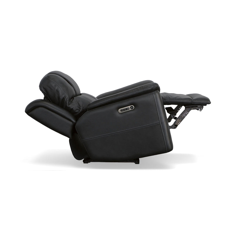 Crew - Power Recliner With Power Headrest & Lumbar - Black