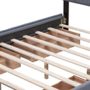 Upholstered Platform Bed With Classic Headboard And Drawers, No Box Spring Needed