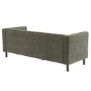 Upholstered Sofa Modern 3 Seater Sofa Couch With Tufted Design For Living Room