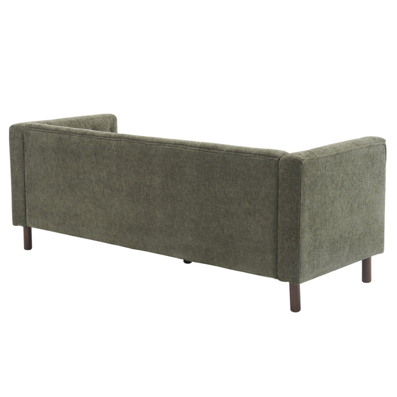 Upholstered Sofa Modern 3 Seater Sofa Couch With Tufted Design For Living Room