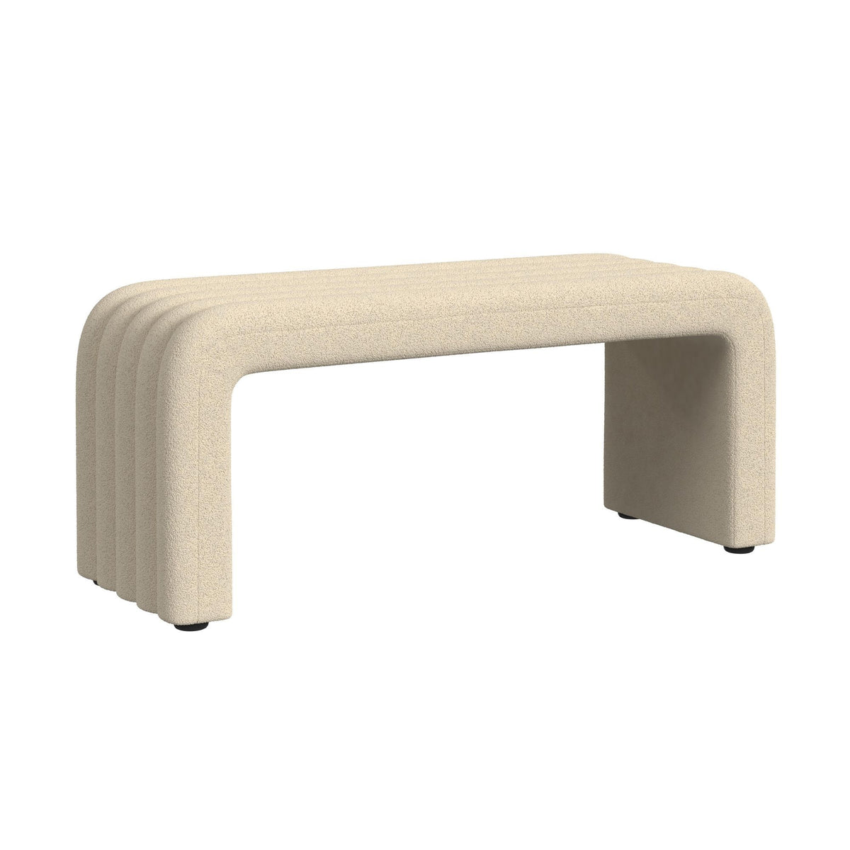 Seqouia Bench With 2 Stools in Cream by Elements International, view 10