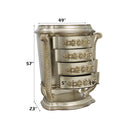 Danae - Chest - Champagne & Gold Finish - Atlantic Fine Furniture Inc