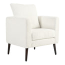 Modern Accent Upholstered Armchair With Pillow