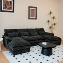 Modular Sectional Sofa Cloud Couch With Double Chaise Lounge