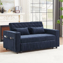 Pull-Out Sofa Bed Convertible Couch With Adjustable Backrest For Living Room