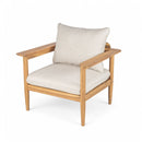 Terassi - Outdoor Lounge Chair (Set of 2) With Cushions - Beige / Light Teak