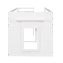 Loft Bed With Cabinet And Shelf