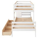 Loft Bunk Bed With Drawers And Ladder