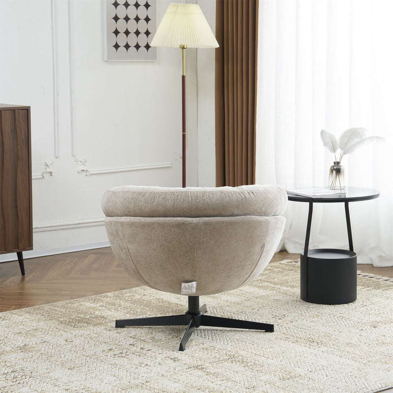 Modern Chenille Office Chair With 360 Degree Swivel