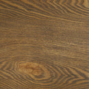 Charming French Country End Table With Hourglass Design - Natural / Black