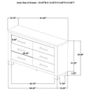 Oakglen - 6-Drawer Bedroom Dresser