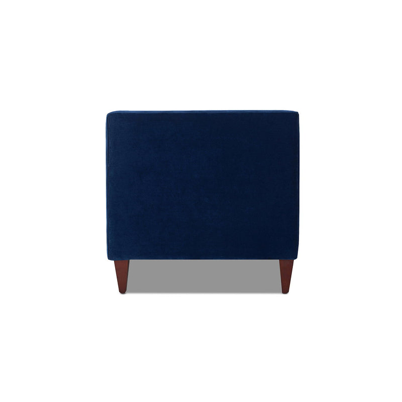 Jack - Modern Tuxedo Tufted Sofa - Navy Blue