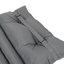 2 Piece Outdoor Chaise Lounge Chair Cushion Set