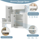 Elegant 2 In 1 Shoe Cabinets With Soft Cushion Versatile Shoe Rack Organizer With Adjustable Shelves