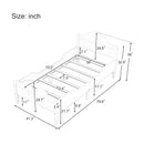 Girl's Love Princess Bed Macaron Twin Size Toddler Bed with Side Safety Rails and Headboard and Footboard, Oliver Green