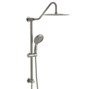 Shower System With 5 Function Rain Hand Shower And Slide Bar Combo