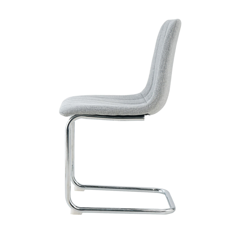 Modern Dining Chair With Metal Legs