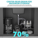 Modern Quartz Kitchen Sink Undermount Granite Composite