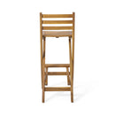 Outdoor Acacia Wood Folding Patio Barstool