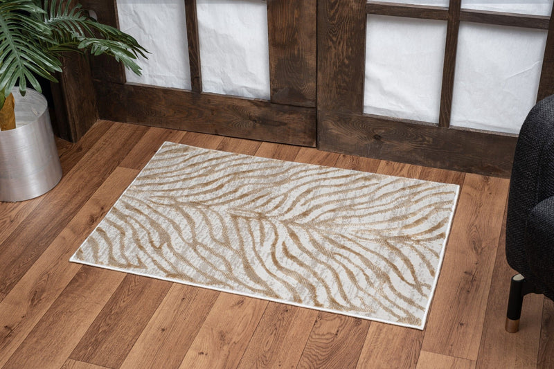 Elegance - 5'3" X 7'3" Area Rug - Gold