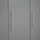 Wall Murphy Bed With Shelves And LED Lights