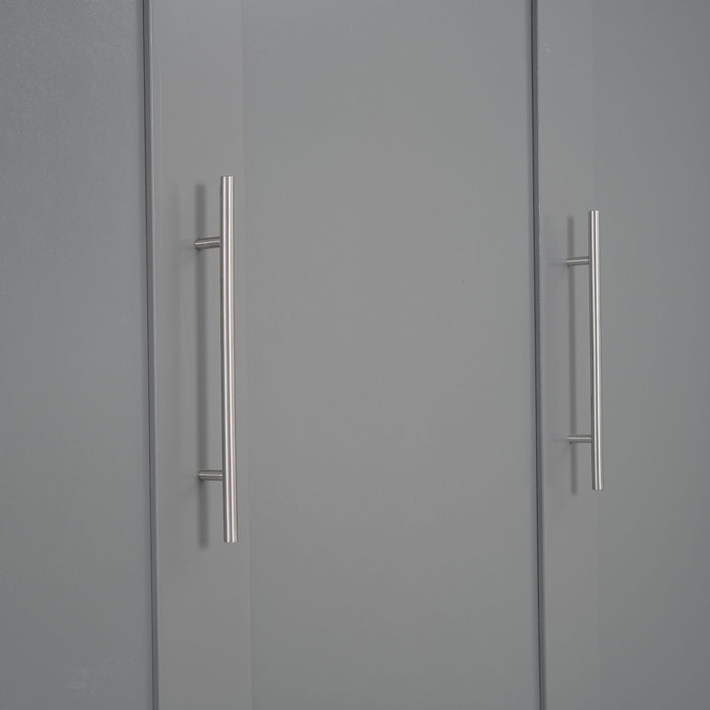 Wall Murphy Bed With Shelves And LED Lights