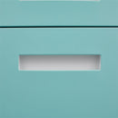 3 Drawer Mobile File Cabinet Under Desk Office, Simple Style Versatile Storage Cabinet For Legal / Letter / A4 Files, 5 Wheel Design Anti-Tilting Cold Rolled Steel Waterproof Moisture-Proof