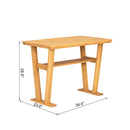 Farmhouse Solid Wood Dining Nook Set For 6, Space Saving High Top Corner Table With Bench & Chairs - Natural / White