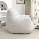 Comfy Bean Bag Chair With Filler, Fluffy And Cozy Seating
