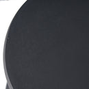 Side Table Modern Concrete Accent Piece - Black