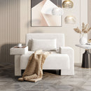 Modern Oversized Armchair With Soft Cushion For Living Room