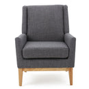 Modern Accent Chair With Padded Cushion Seat