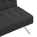 Modern Sofa Bed With Wood Frame And Stainless Legs
